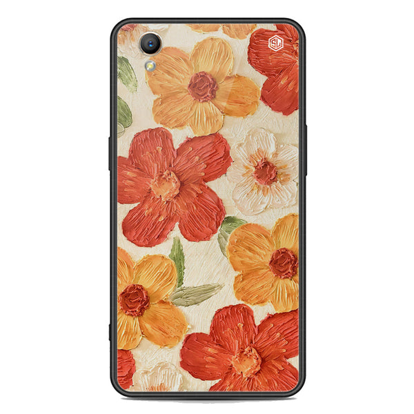 Floral Series Soft Phone Case - Premium Glass Case - Design 6 - Oppo A37