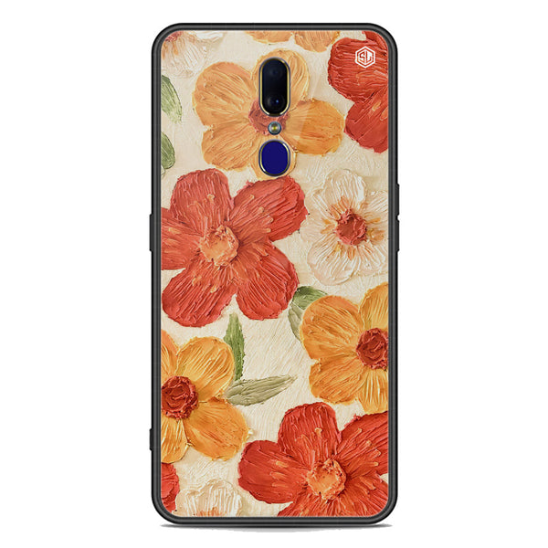 Floral Series Soft Phone Case - Premium Glass Case - Design 6 - Oppo A9 / A9x