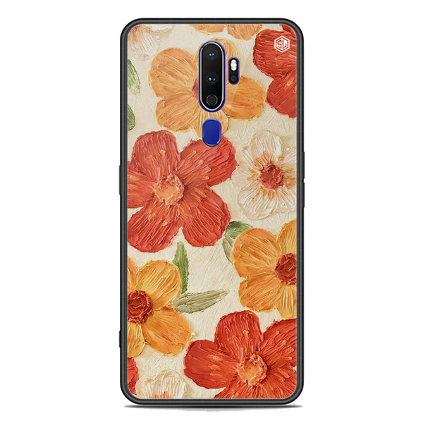 Floral Series Soft Phone Case - Premium Glass Case - Design 6 - Oppo A9 2020