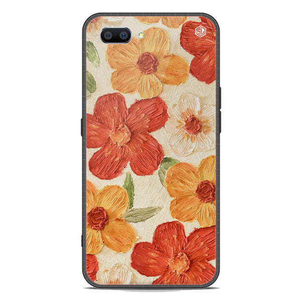 Floral Series Soft Phone Case - Premium Glass Case - Design 6 - Oppo A3s