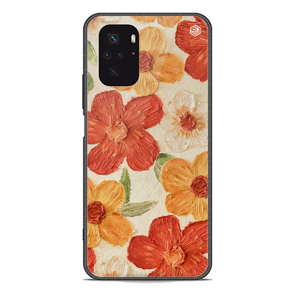 Floral Series Soft Phone Case - Premium Glass Case - Design 6 - Xiaomi Redmi Note 10 4G