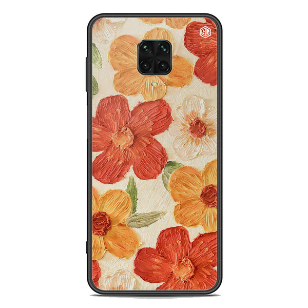 Floral Series Soft Phone Case - Premium Glass Case - Design 6 - Xiaomi Redmi Note 9 Pro