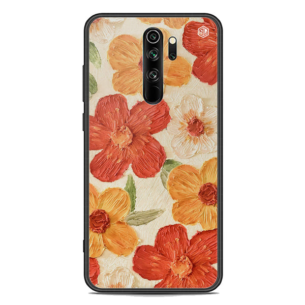 Floral Series Soft Phone Case - Premium Glass Case - Design 6 - Xiaomi Redmi Note 8 Pro