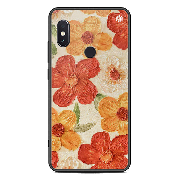 Floral Series Soft Phone Case - Premium Glass Case - Design 6 - Xiaomi Redmi Note 5 Pro