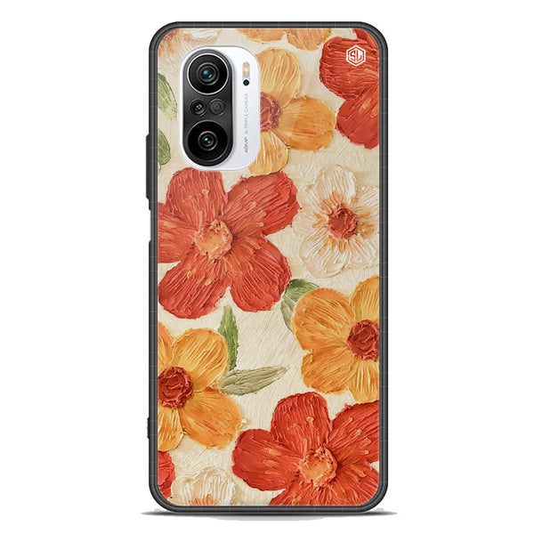 Floral Series Soft Phone Case - Premium Glass Case - Design 6 - Xiaomi Redmi K40 Pro