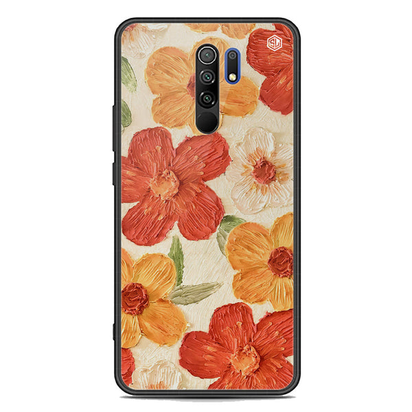 Floral Series Soft Phone Case - Premium Glass Case - Design 6 - Xiaomi Redmi 9 Prime