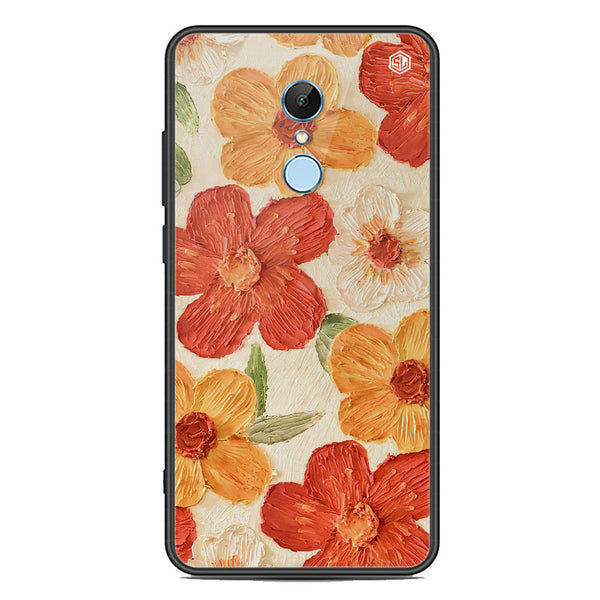 Floral Series Soft Phone Case - Premium Glass Case - Design 6 - Xiaomi Redmi 5