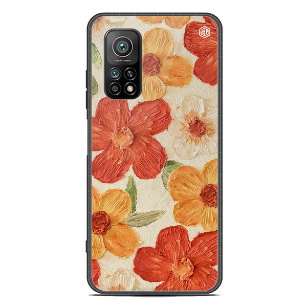 Floral Series Soft Phone Case - Premium Glass Case - Design 6 - Xiaomi Mi 10T