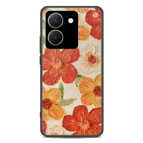 Floral Series Soft Phone Case - Premium Glass Case - Design 6 - Vivo Y36 4G