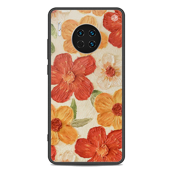 Floral Series Soft Phone Case - Premium Glass Case - Design 6 - Huawei Mate 30