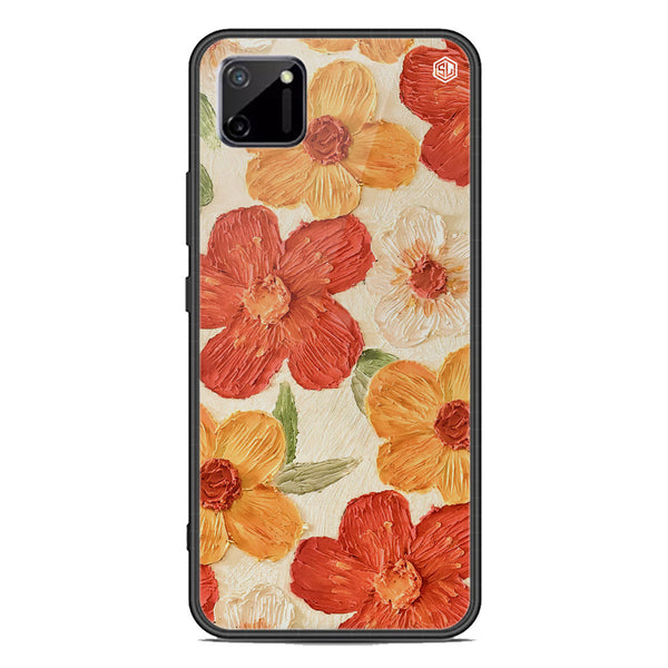 Floral Series Soft Phone Case - Premium Glass Case - Design 6 - Realme C11