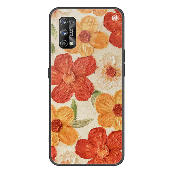 Floral Series Soft Phone Case - Premium Glass Case - Design 6 - Realme 7 Pro