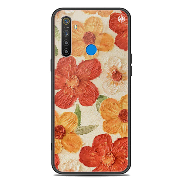 Floral Series Soft Phone Case - Premium Glass Case - Design 6 - Realme 6i