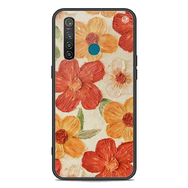 Floral Series Soft Phone Case - Premium Glass Case - Design 6 - Realme 5 Pro