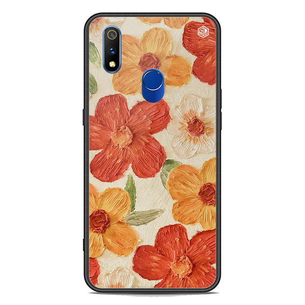 Floral Series Soft Phone Case - Premium Glass Case - Design 6 - Realme 3 Pro