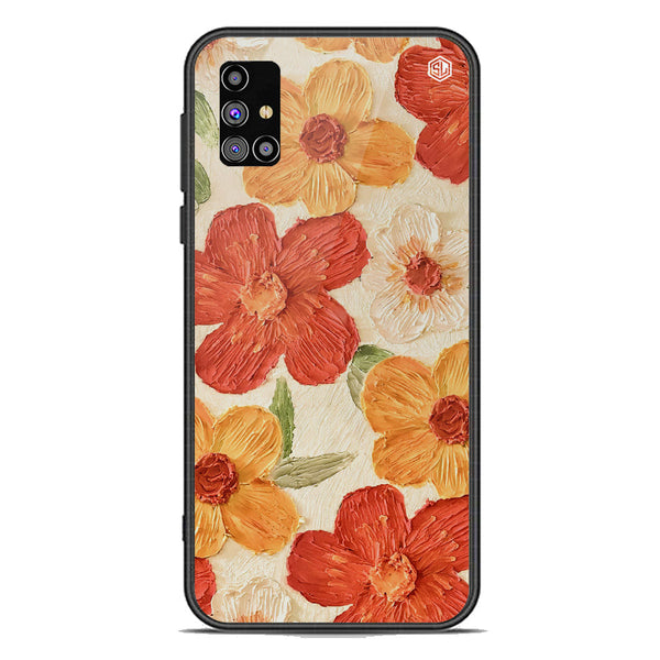 Floral Series Soft Phone Case - Premium Glass Case - Design 6 - Samsung Galaxy M31s