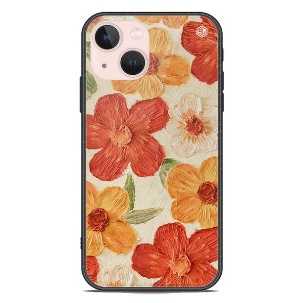 Floral Series Soft Phone Case - Premium Glass Case - Design 6 - iPhone 14 Plus