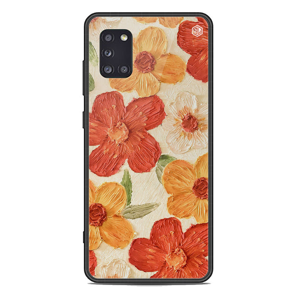 Floral Series Soft Phone Case - Premium Glass Case - Design 6 - Samsung Galaxy A31