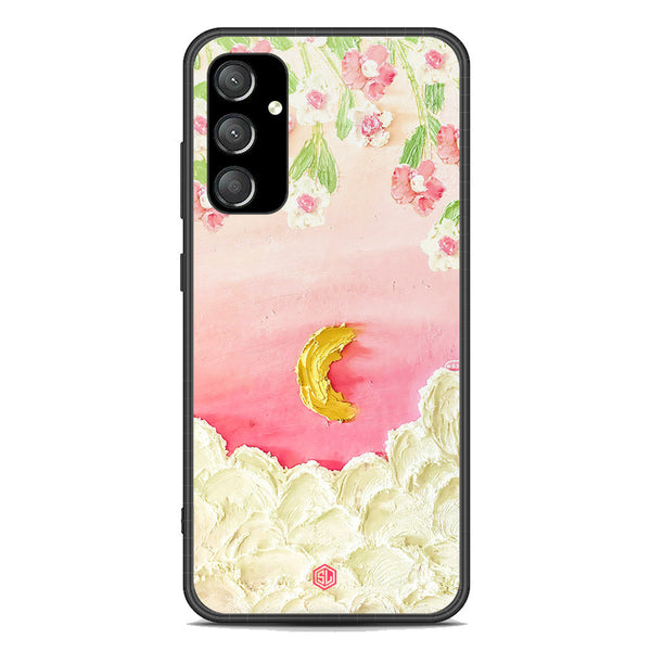 Floral Series Soft Phone Case - Premium Glass Case - Design 7 - Samsung Galaxy A14 5G