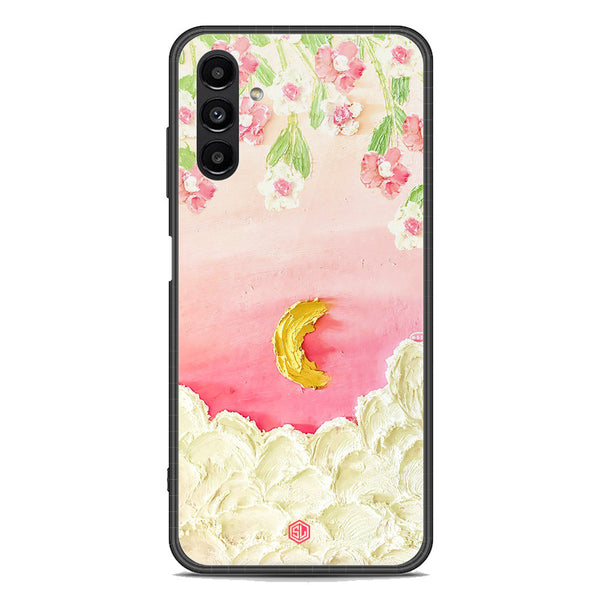 Floral Series Soft Phone Case - Premium Glass Case - Design 7 - Samsung Galaxy A04s