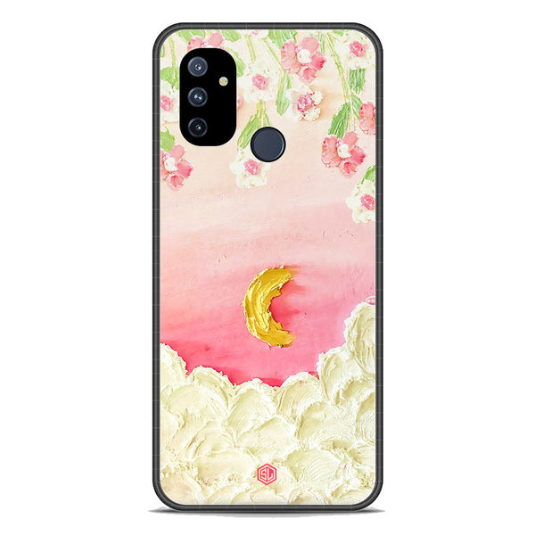 Floral Series Soft Phone Case - Premium Glass Case - Design 7 - OnePlus Nord N100