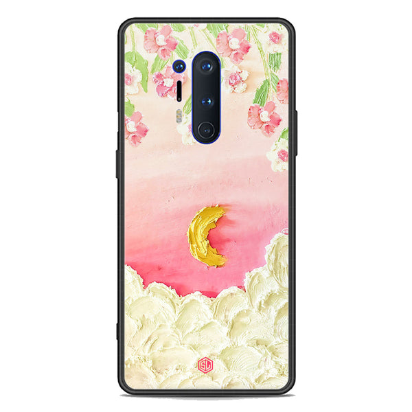 Floral Series Soft Phone Case - Premium Glass Case - Design 7 - OnePlus 8 Pro