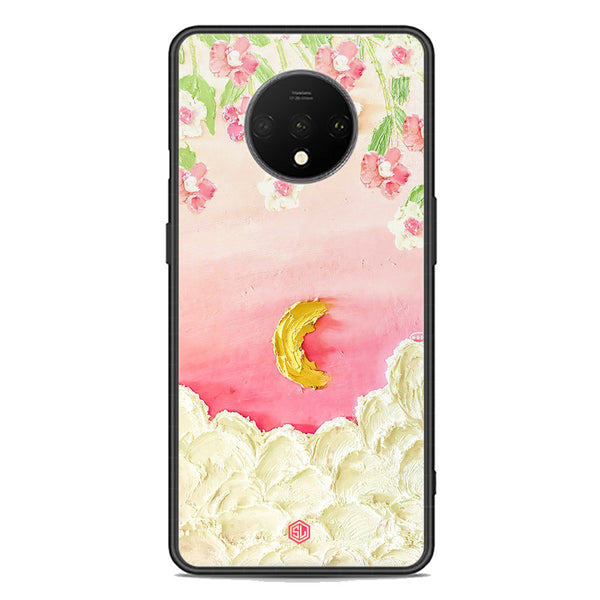 Floral Series Soft Phone Case - Premium Glass Case - Design 7 - OnePlus 7T