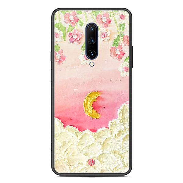 Floral Series Soft Phone Case - Premium Glass Case - Design 7 - OnePlus 7 Pro