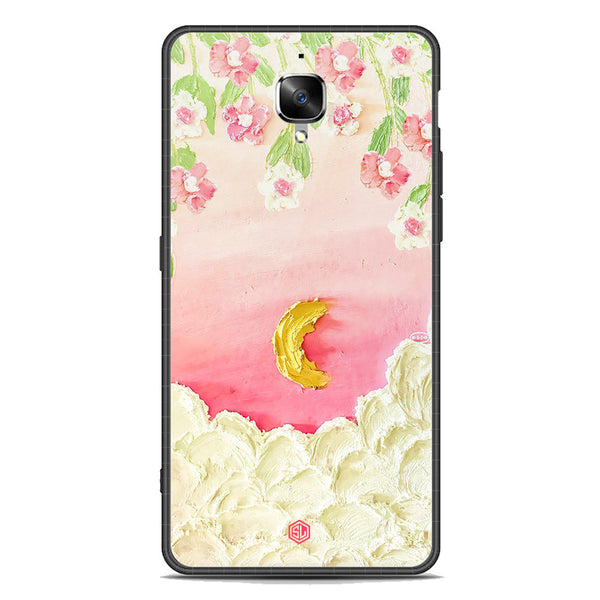 Floral Series Soft Phone Case - Premium Glass Case - Design 7 - OnePlus 3T