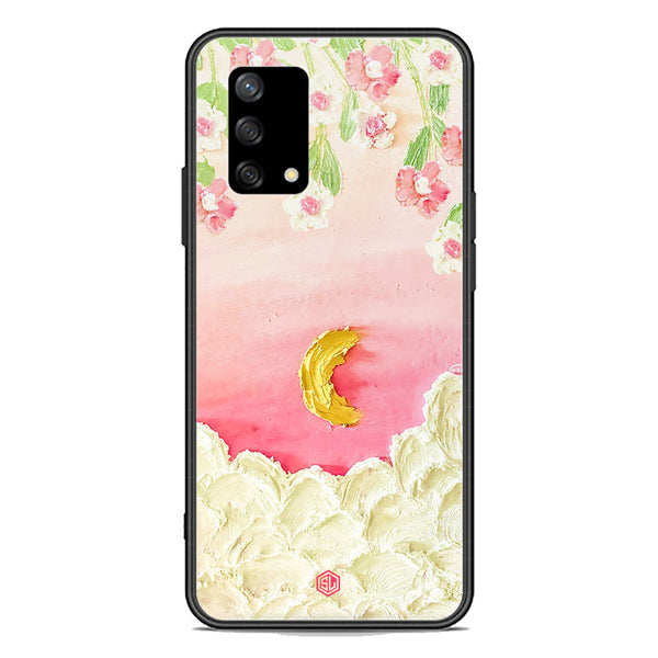 Floral Series Soft Phone Case - Premium Glass Case - Design 7 - Oppo Reno 6 Lite