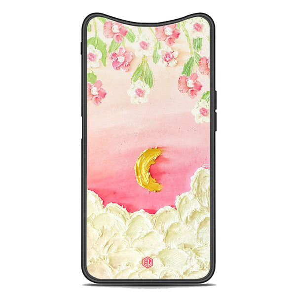 Floral Series Soft Phone Case - Premium Glass Case - Design 7 - Oppo Find X