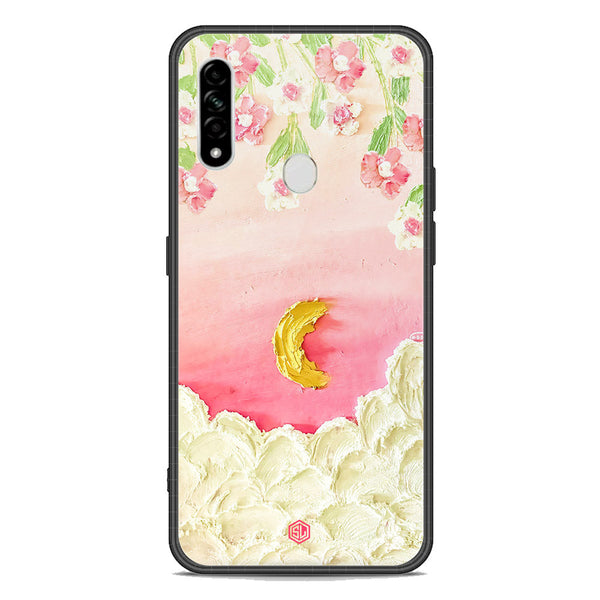 Floral Series Soft Phone Case - Premium Glass Case - Design 7 - Oppo A31