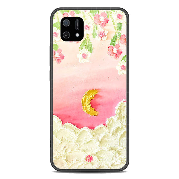 Floral Series Soft Phone Case - Premium Glass Case - Design 7 - Oppo A16K