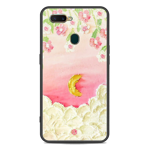 Floral Series Soft Phone Case - Premium Glass Case - Design 7 - Oppo A12s