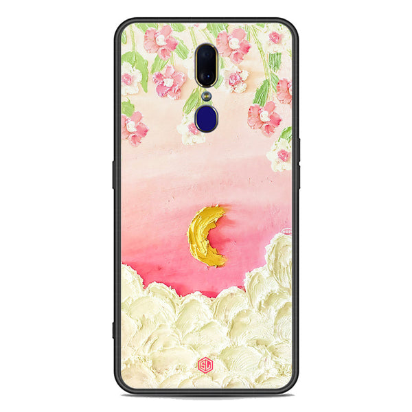 Floral Series Soft Phone Case - Premium Glass Case - Design 7 - Oppo A9 / A9x