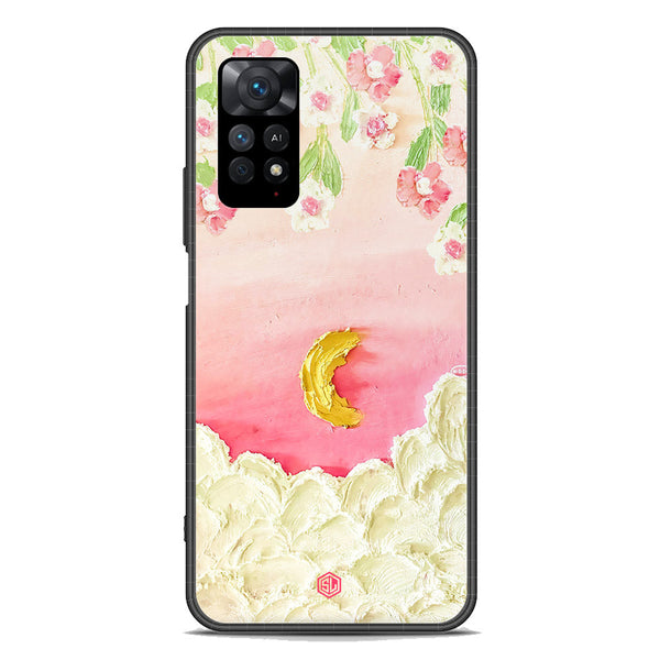 Floral Series Soft Phone Case - Premium Glass Case - Design 7 - Xiaomi Redmi Note 11E Pro