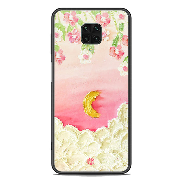 Floral Series Soft Phone Case - Premium Glass Case - Design 7 - Xiaomi Redmi Note 9 Pro