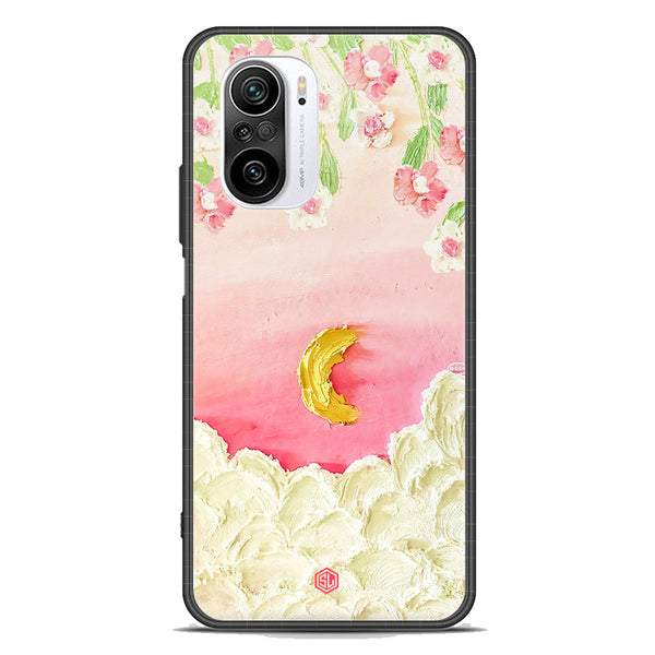 Floral Series Soft Phone Case - Premium Glass Case - Design 7 - Xiaomi Redmi K40 Pro