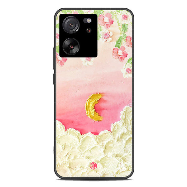 Floral Series Soft Phone Case - Premium Glass Case - Design 7 - Xiaomi 13T