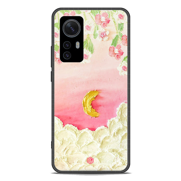 Floral Series Soft Phone Case - Premium Glass Case - Design 7 - Xiaomi 12