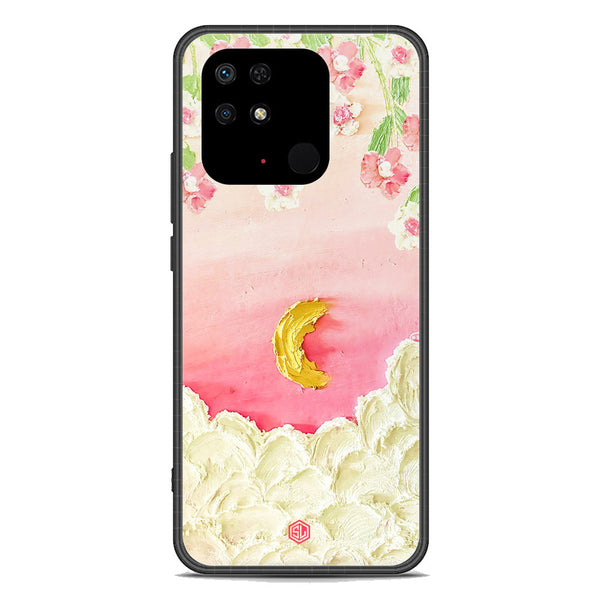 Floral Series Soft Phone Case - Premium Glass Case - Design 7 - Xiaomi Redmi 10C