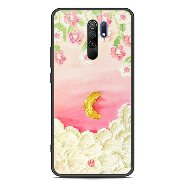 Floral Series Soft Phone Case - Premium Glass Case - Design 7 - Xiaomi Redmi 9 Prime