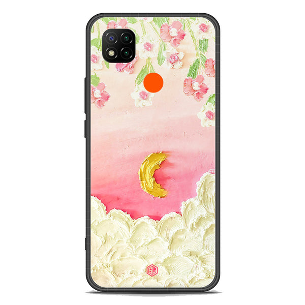 Floral Series Soft Phone Case - Premium Glass Case - Design 7 - Xiaomi Redmi 9C