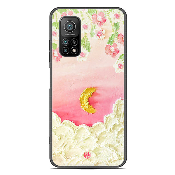 Floral Series Soft Phone Case - Premium Glass Case - Design 7 - Xiaomi Mi 10T