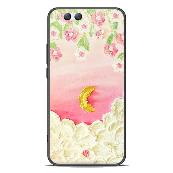 Floral Series Soft Phone Case - Premium Glass Case - Design 7 - Xiaomi Mi 6