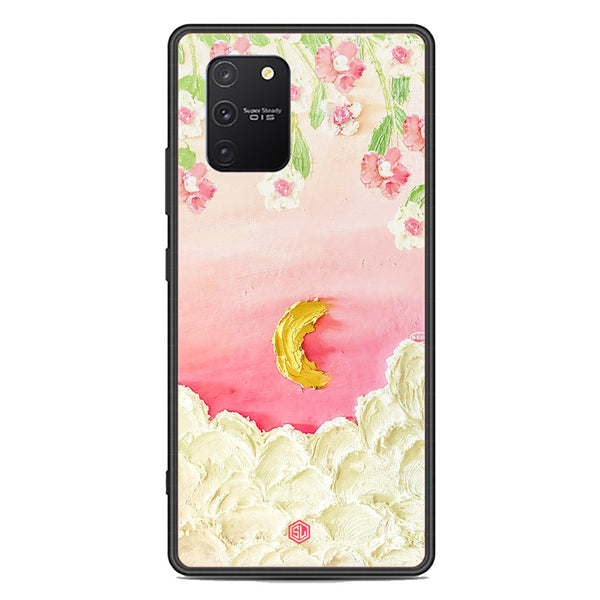 Floral Series Soft Phone Case - Premium Glass Case - Design 7 - Samsung Galaxy S10 Lite