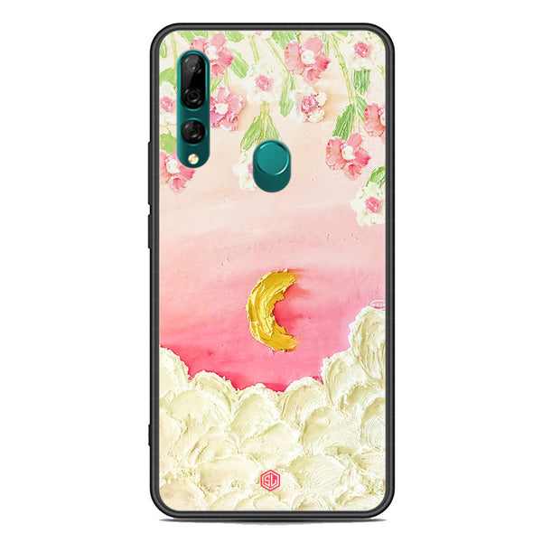 Floral Series Soft Phone Case - Premium Glass Case - Design 7 - Huawei Y9 Prime 2019