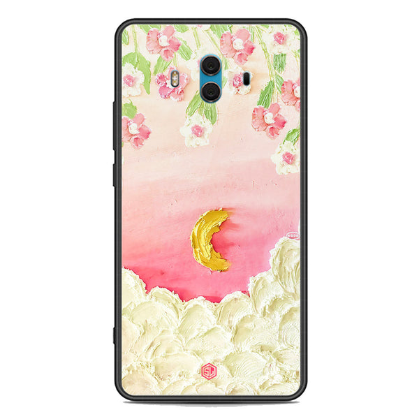 Floral Series Soft Phone Case - Premium Glass Case - Design 7 - Huawei Mate 10