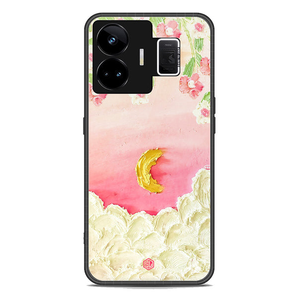 Floral Series Soft Phone Case - Premium Glass Case - Design 7 - Realme GT Neo 5