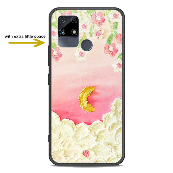 Floral Series Soft Phone Case - Premium Glass Case - Design 7 - Realme Narzo 20